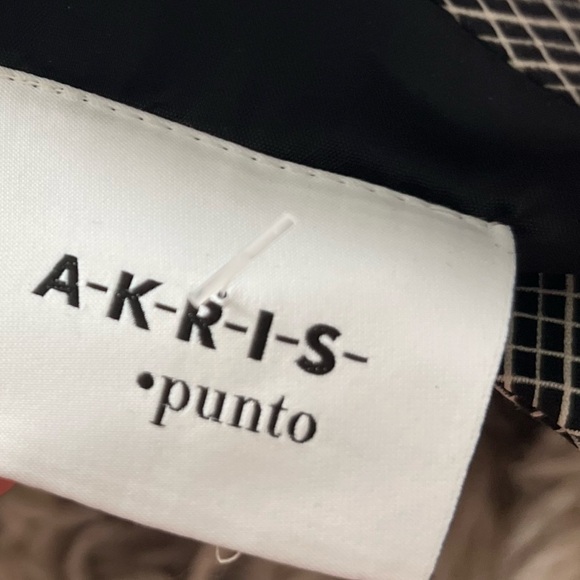 $1,190 Akris Punto Black/White Grid Sheath Dress Size 6 luxury career formal - Picture 5 of 6